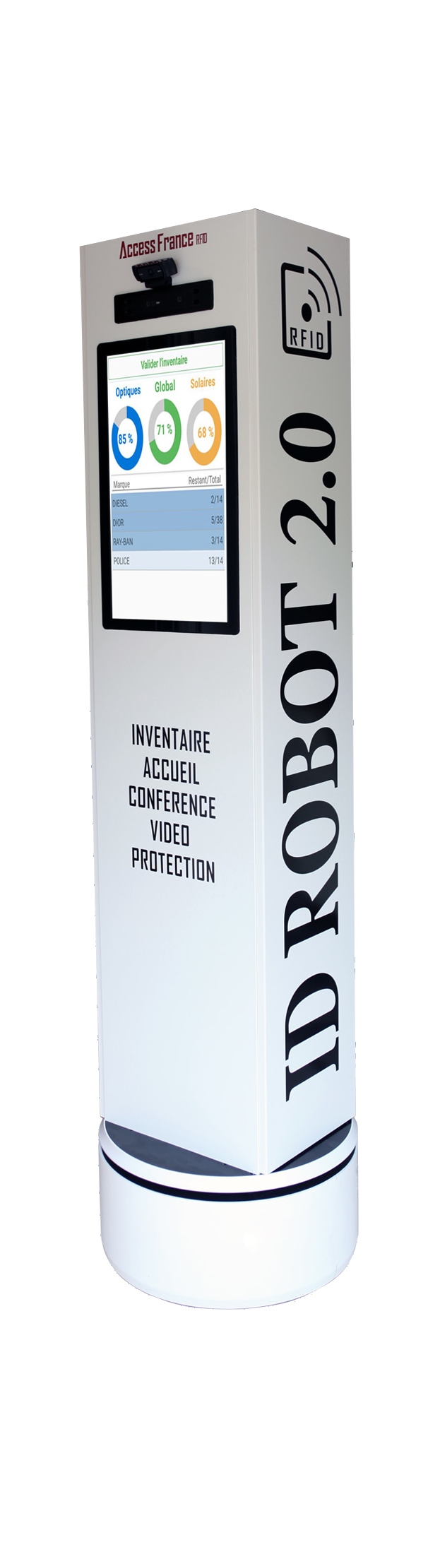 Robot RFID couleurs Access France Sécurité